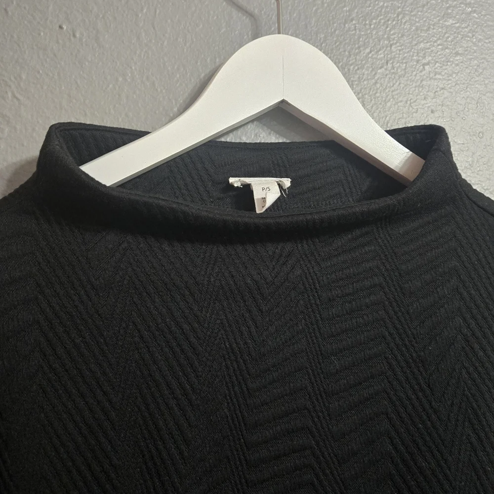 Tribal Funnel Neck Black Textured Dress Size Small - Picture 7 of 15